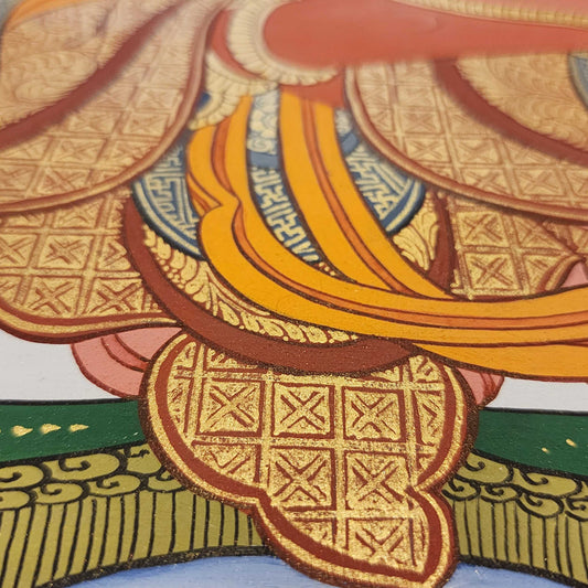 How Tibetan Thangka Paintings Are Made: Sacred Techniques and Traditions