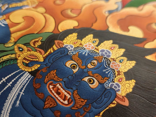 Hand-Painted vs. Printed Thangkas: How to Identify Authentic Tibetan Art