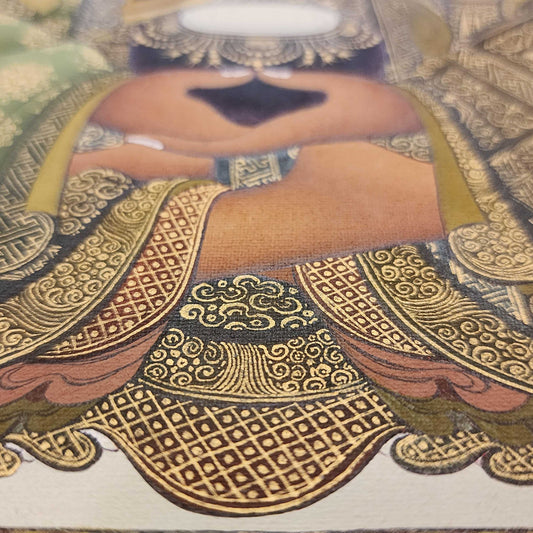 The Step-by-Step Process of Creating a Thangka Painting