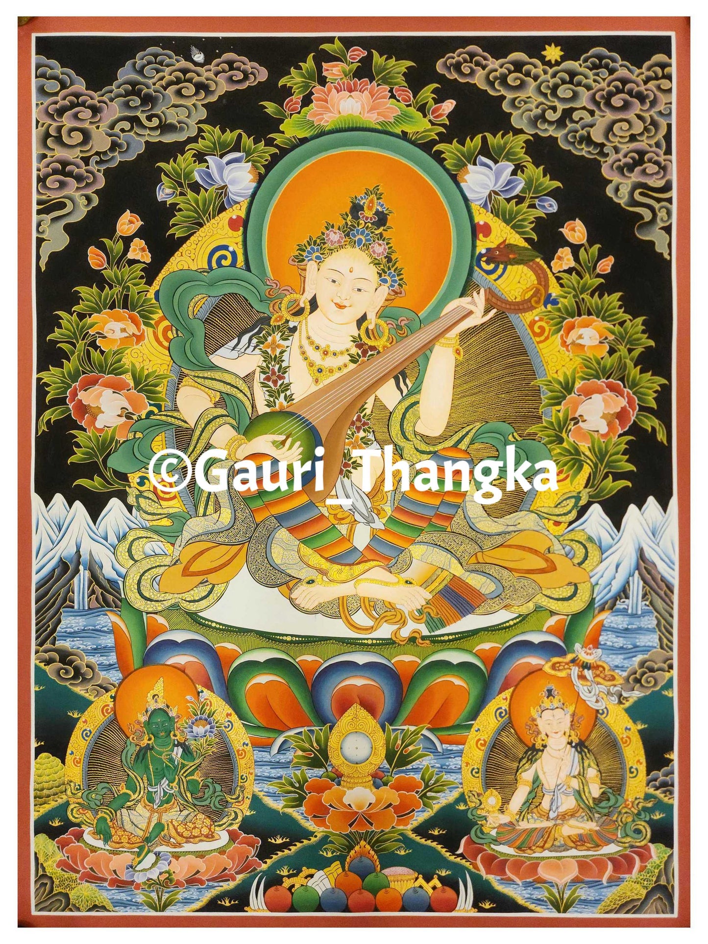 Saraswati Thangka