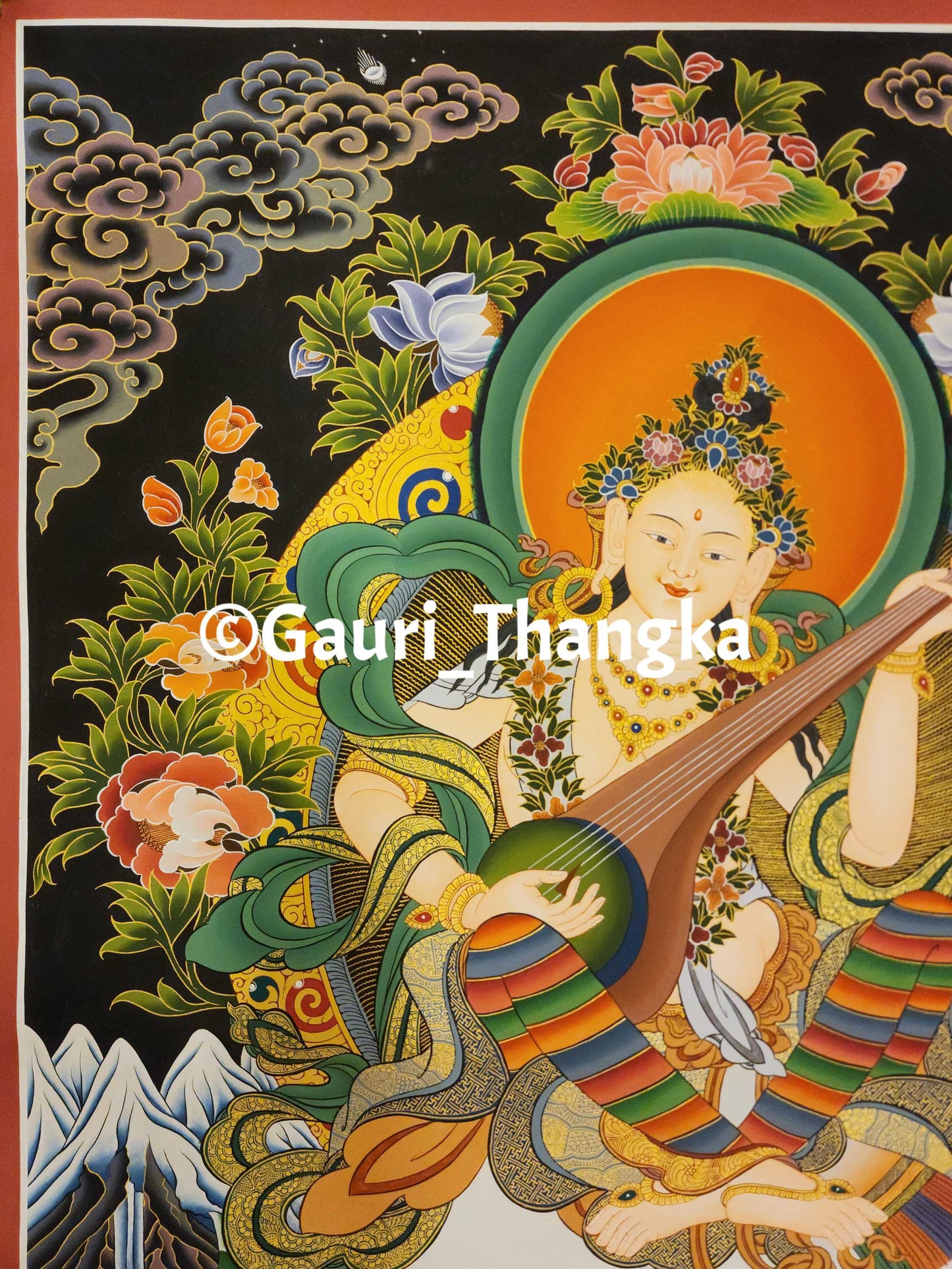 Saraswati Thangka
