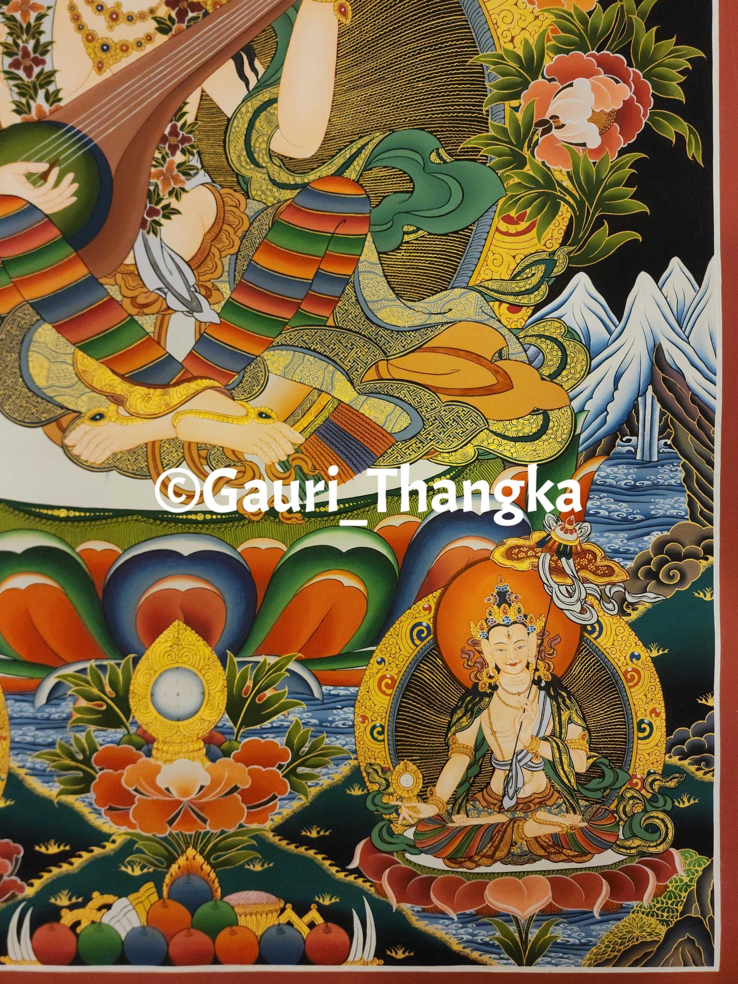 Saraswati Thangka