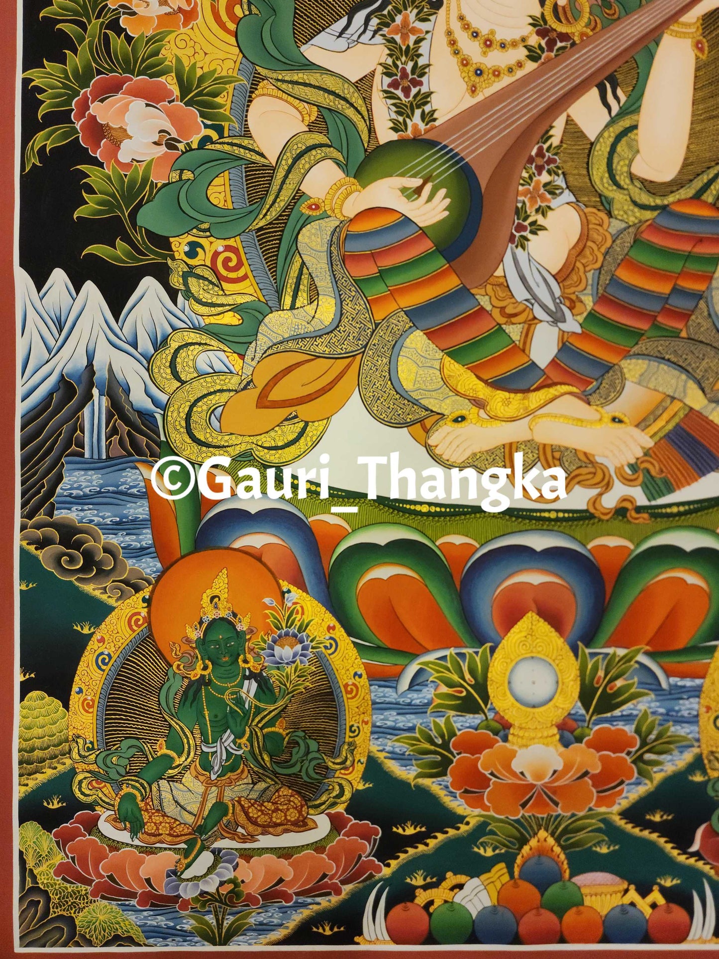 Saraswati Thangka