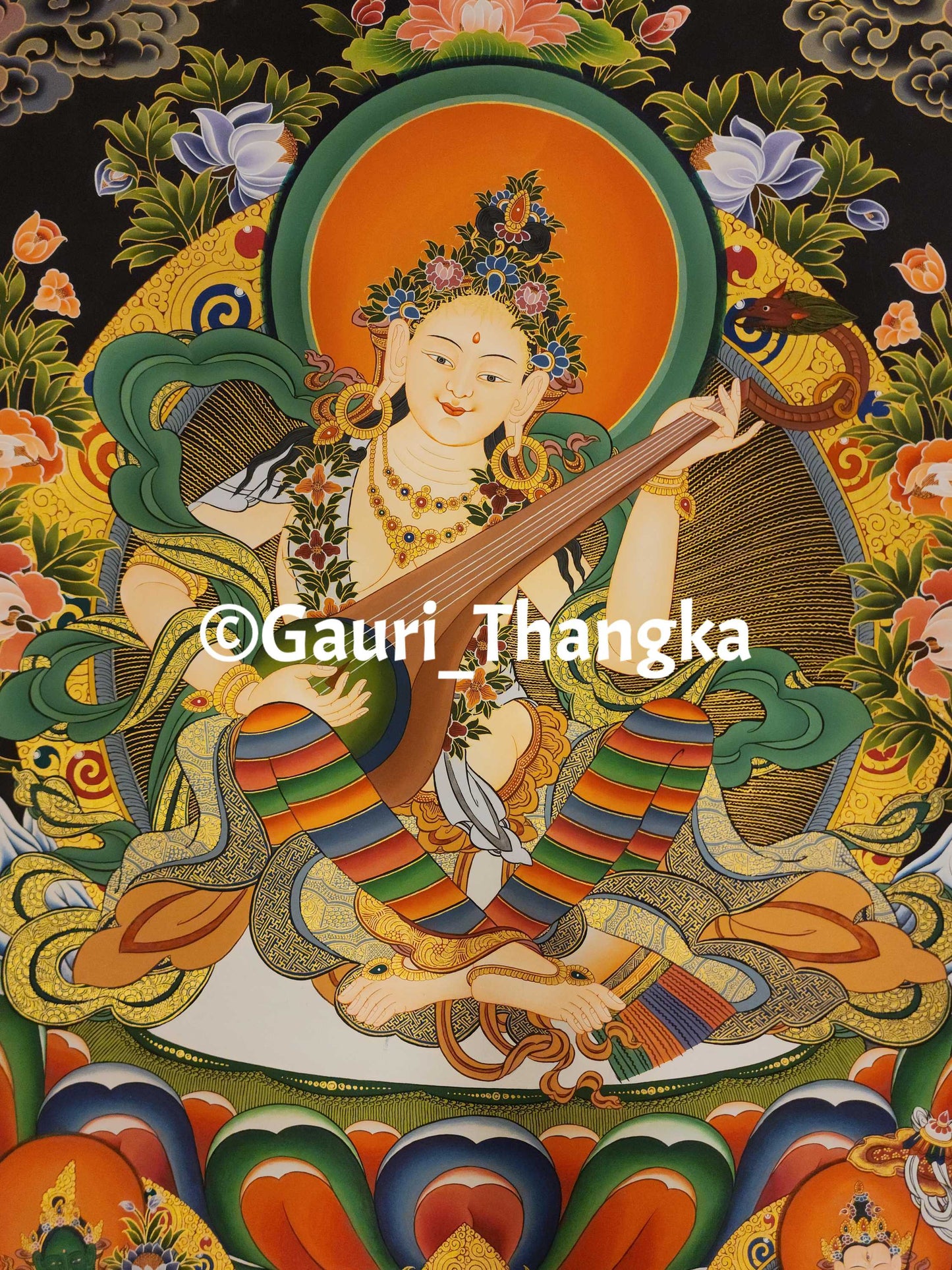 Saraswati Thangka