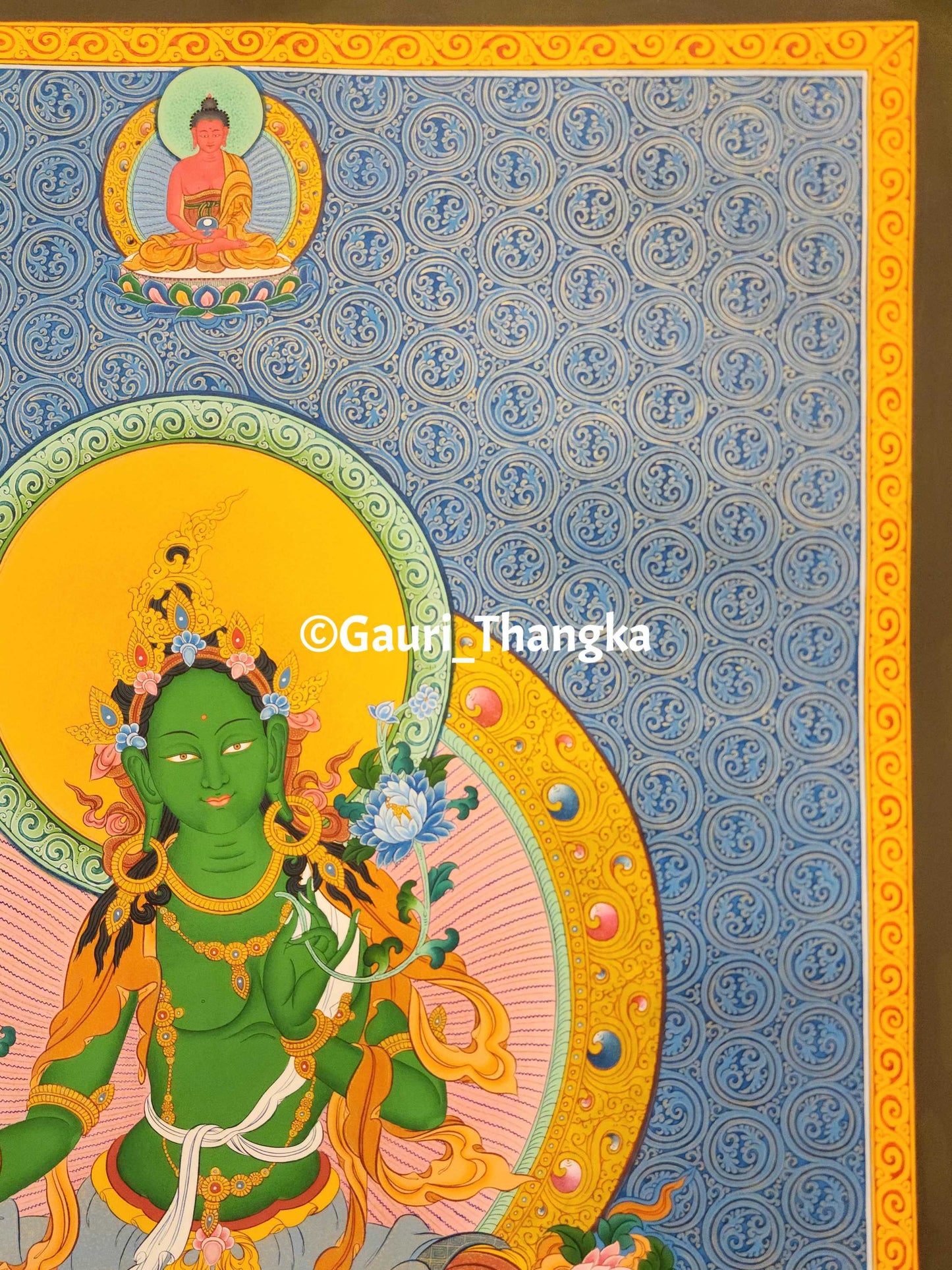 Green Tara (Sgrol Ljang) Thangka