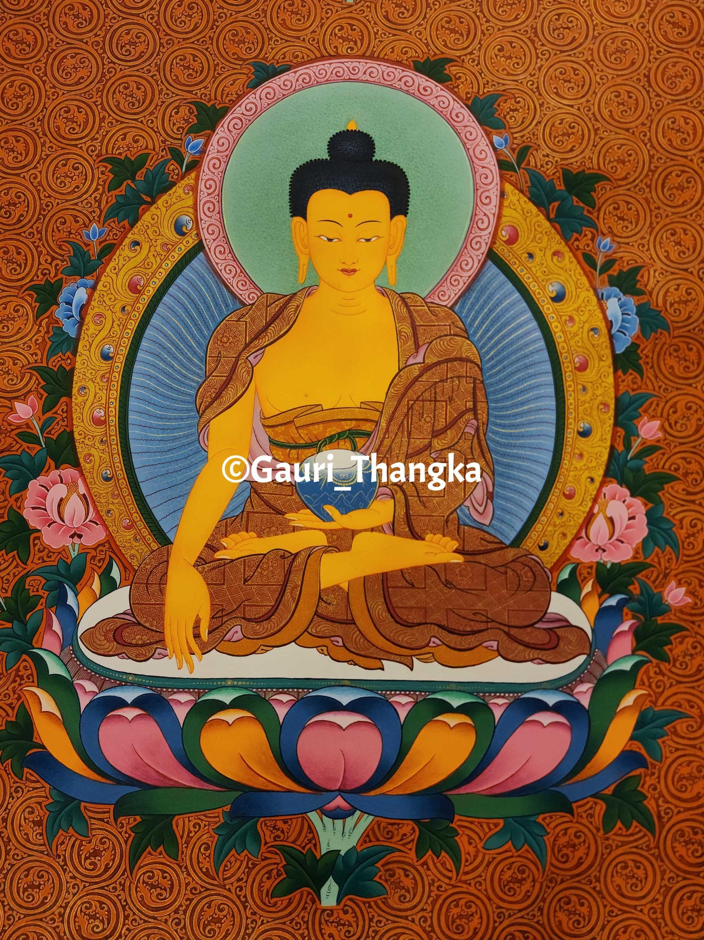 Shakyamuni Buddha Thangka