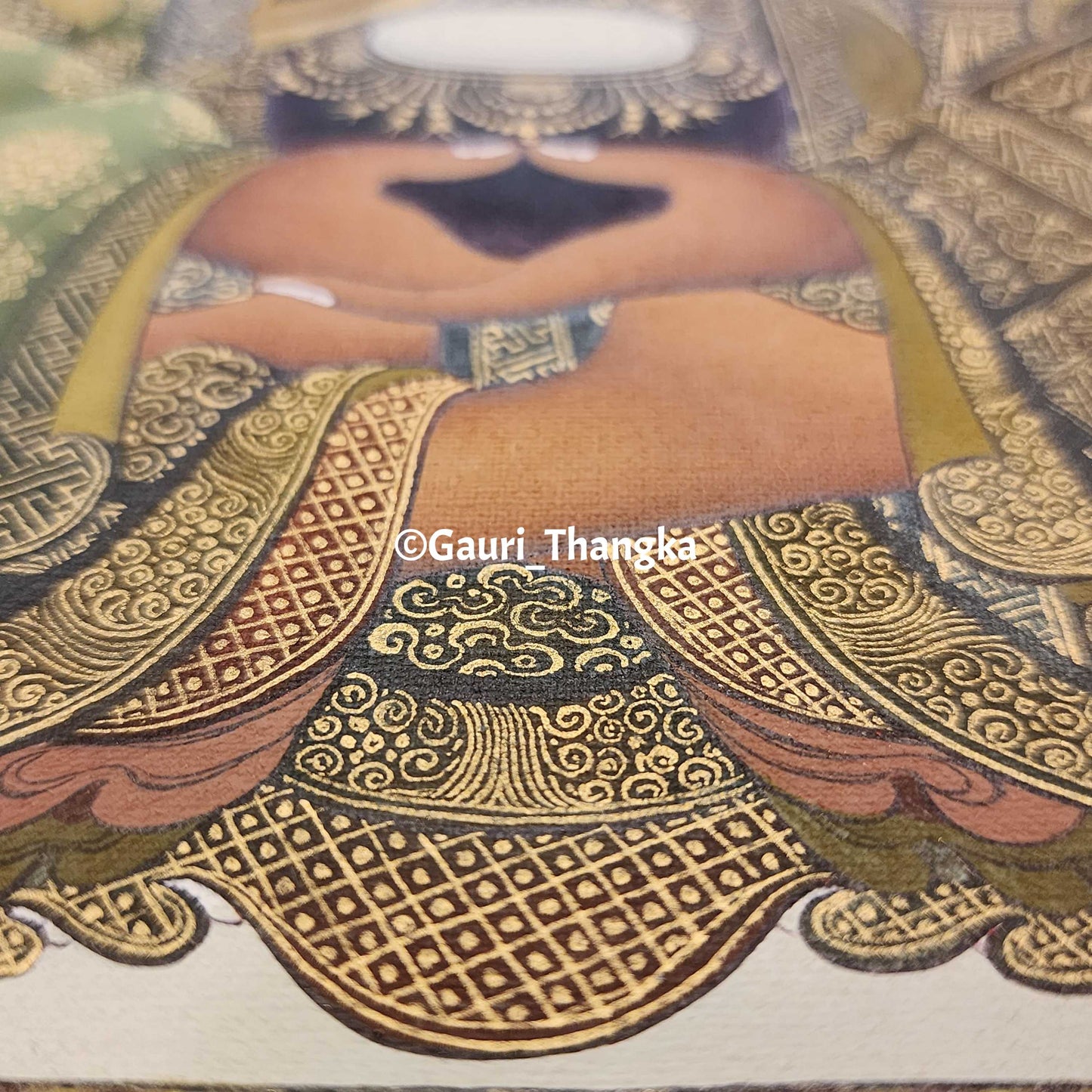Shakyamuni Buddha (Monochrome Style) Thangka