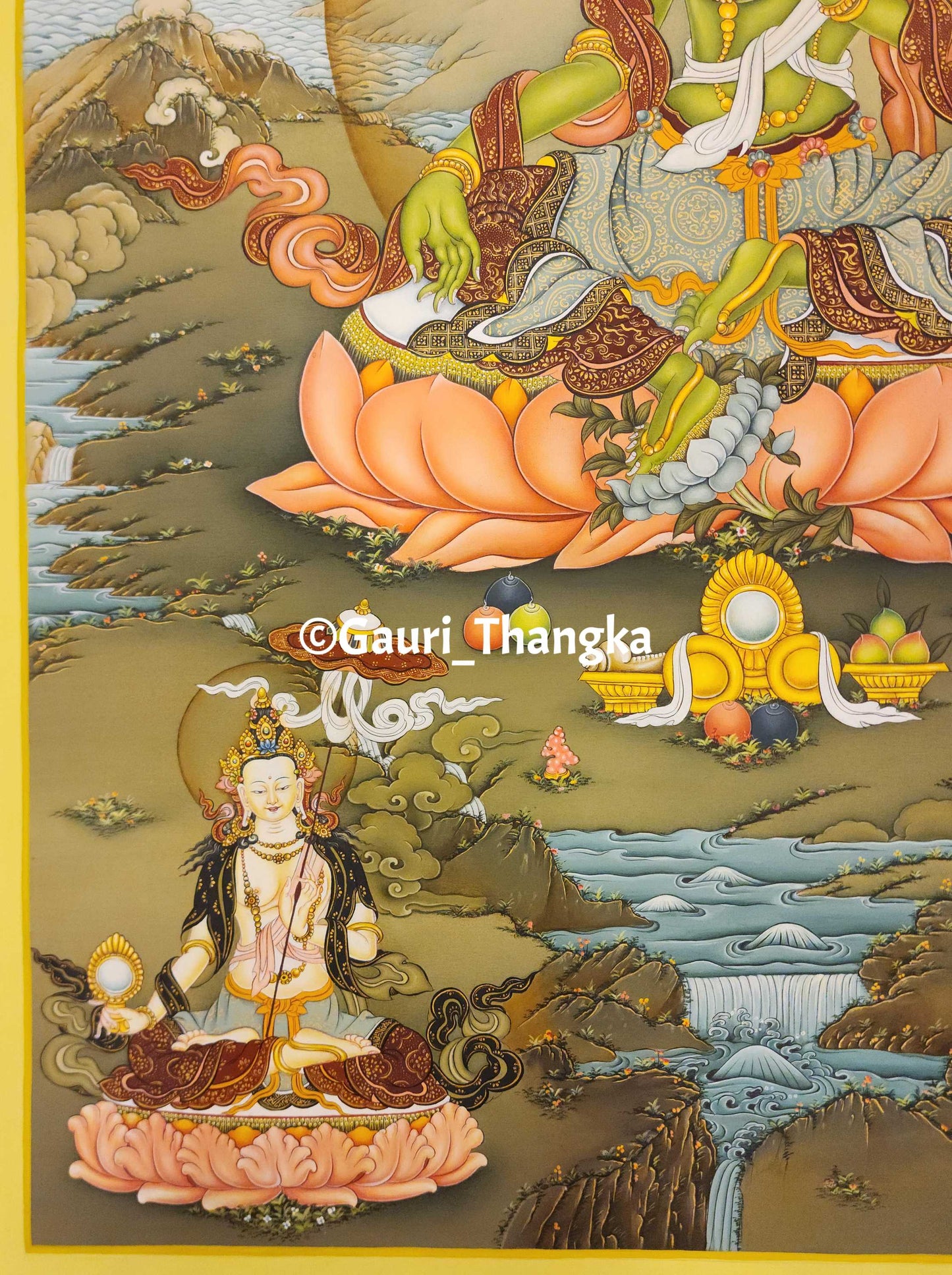 Green Tara Thangka