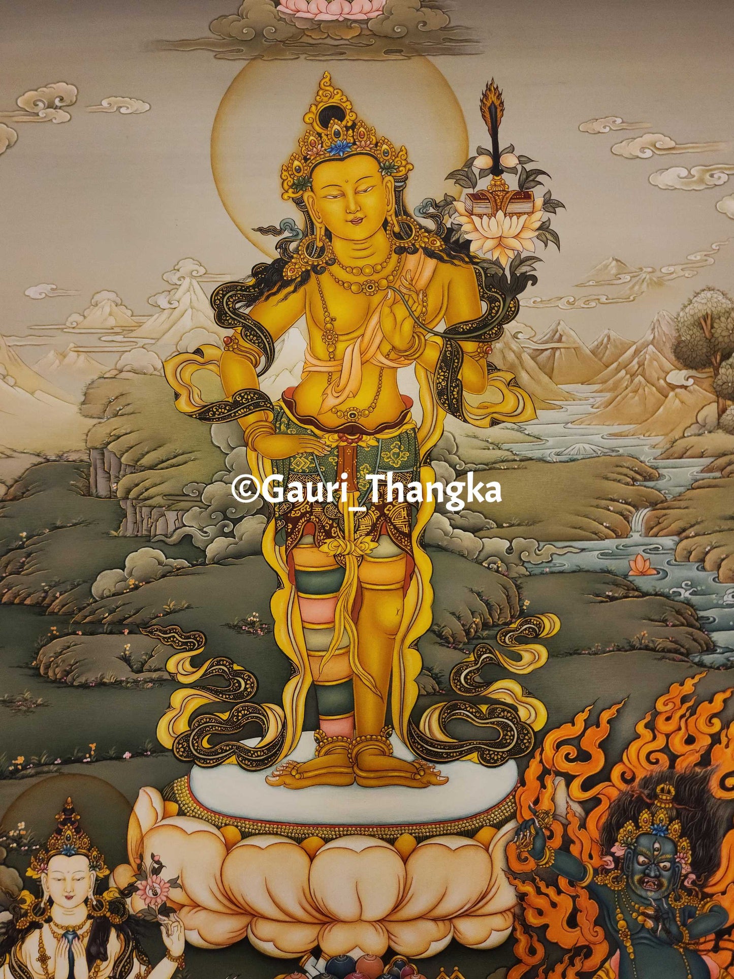 Standing Manjushri