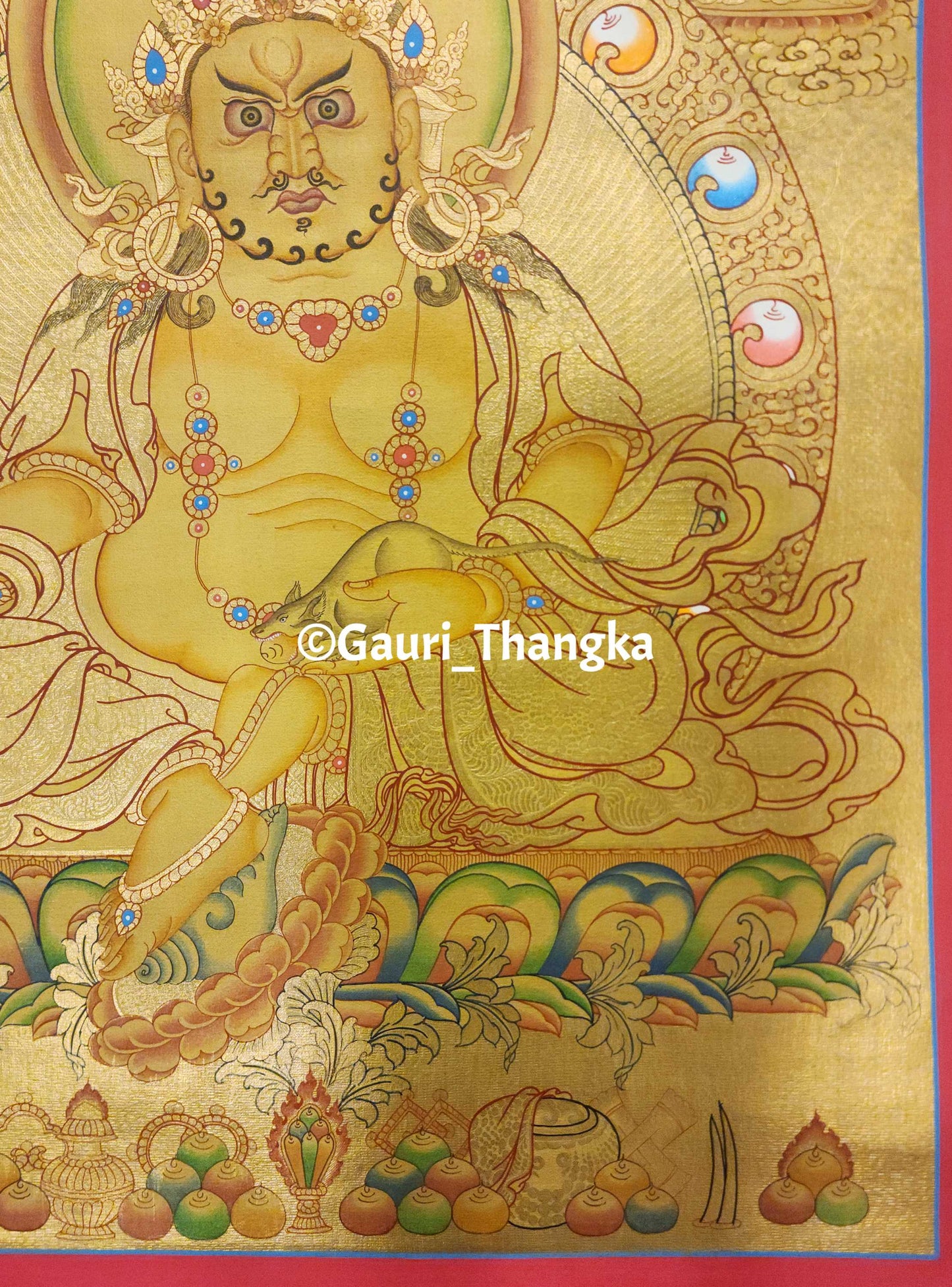 Gold Jambaha Thangka