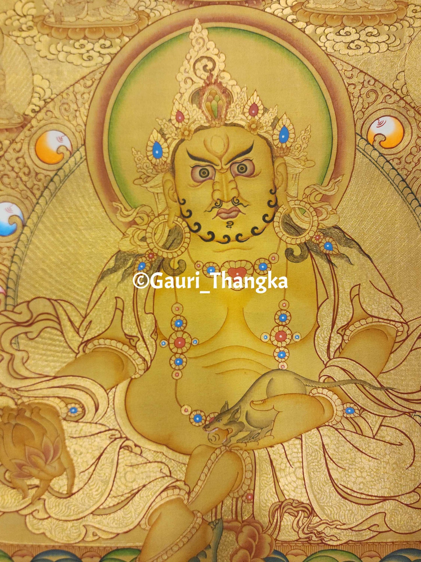 Gold Jambaha Thangka