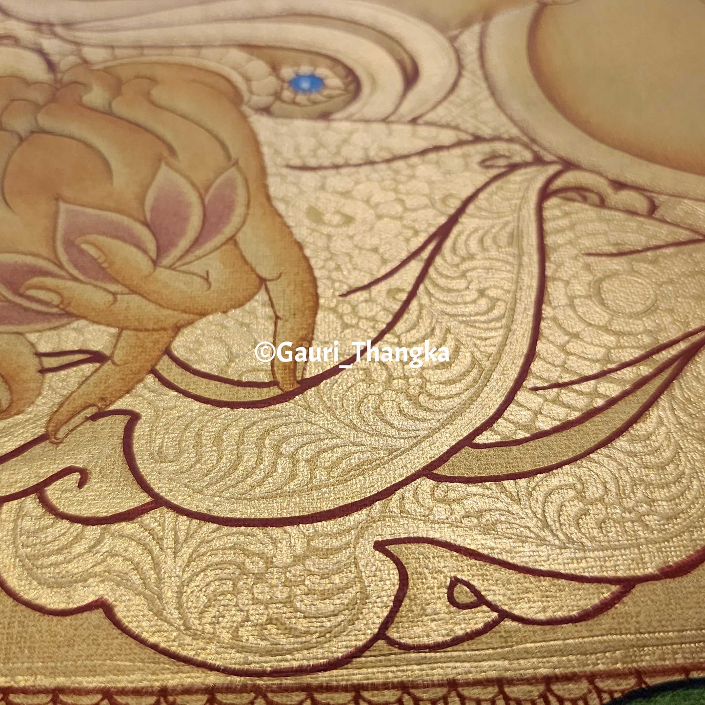 Gold Jambaha Thangka