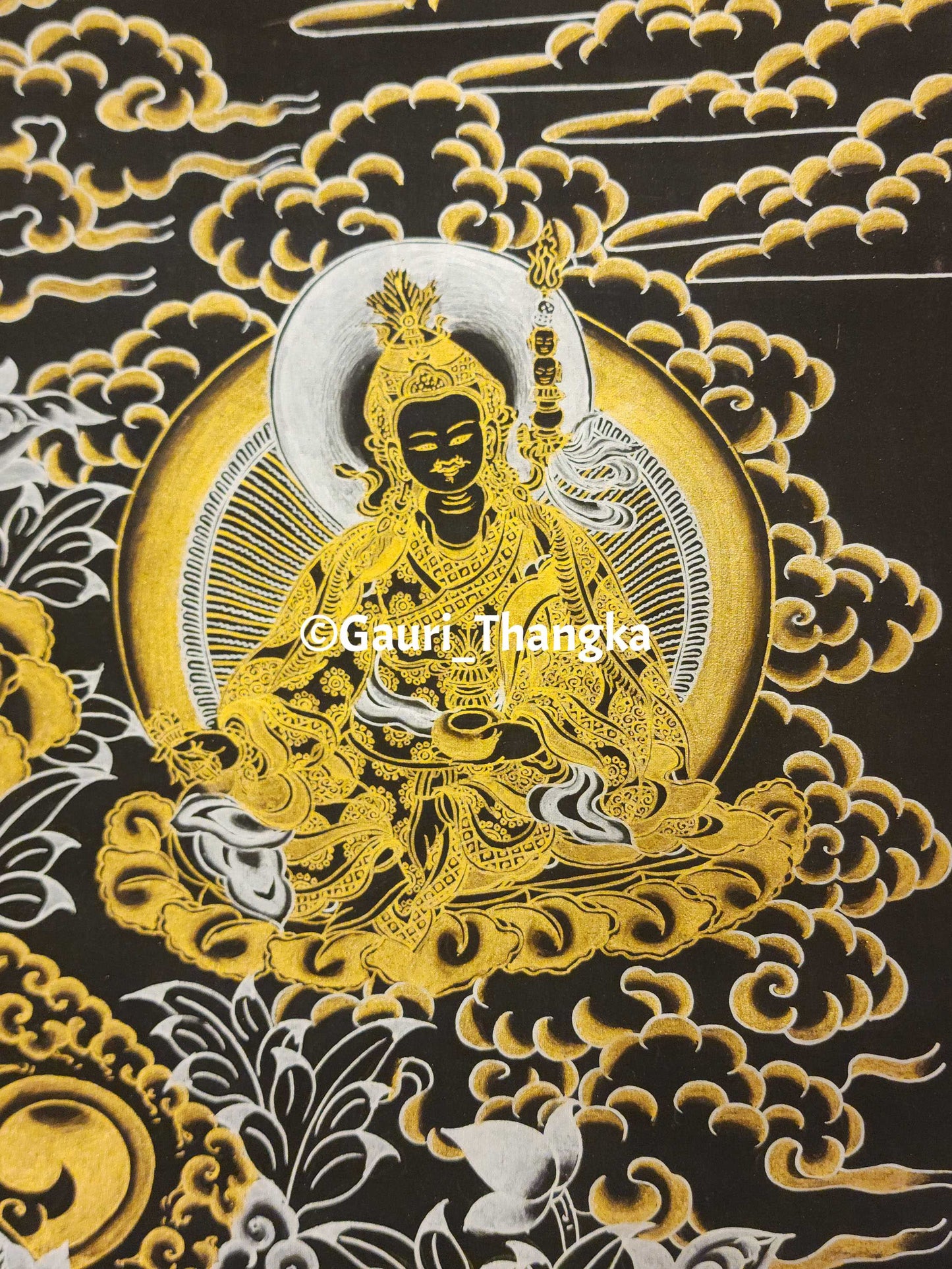 Gold White Tara Thangka