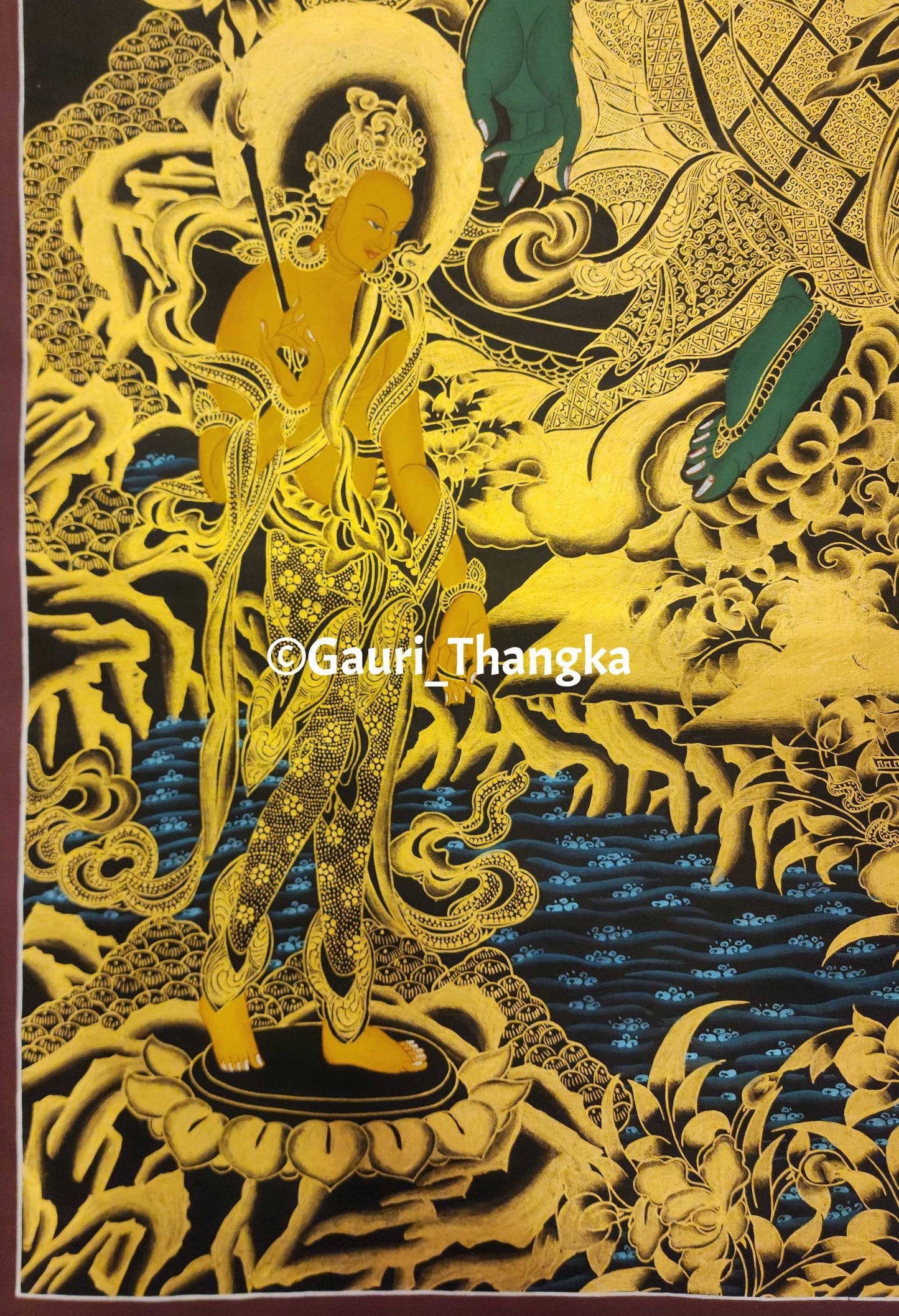 Green Tara Thangka
