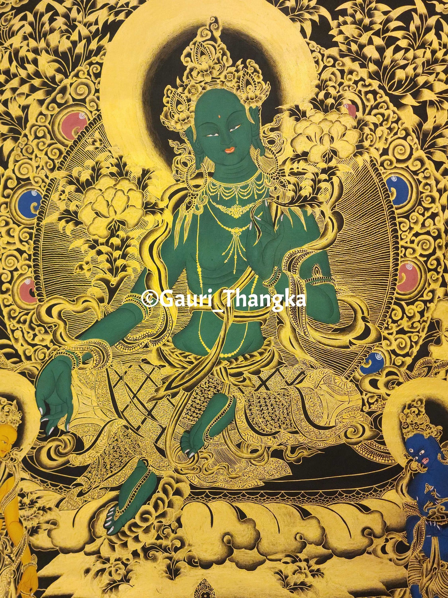 Green Tara Thangka