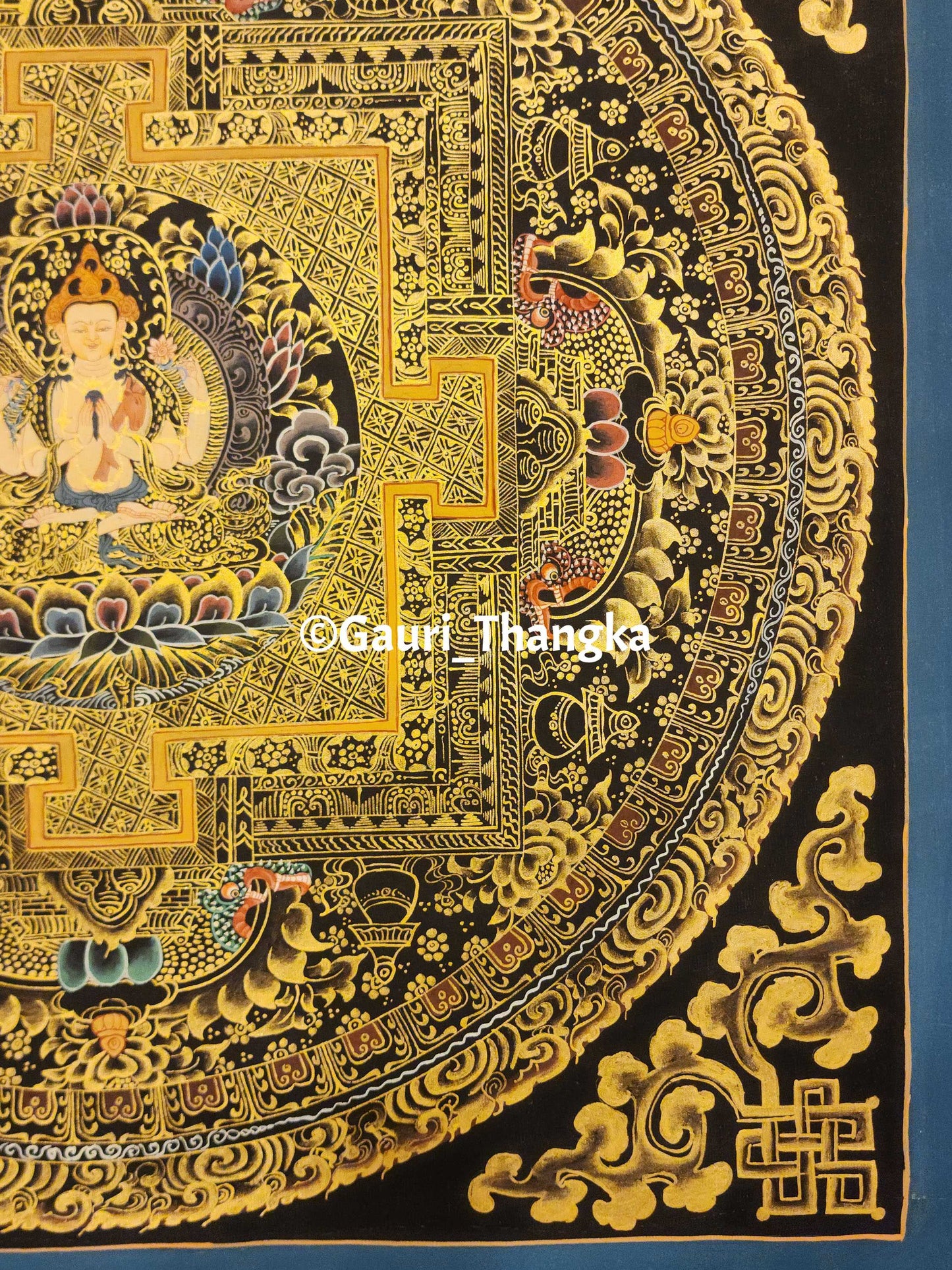 Gold Avalokiteshvara Mandala