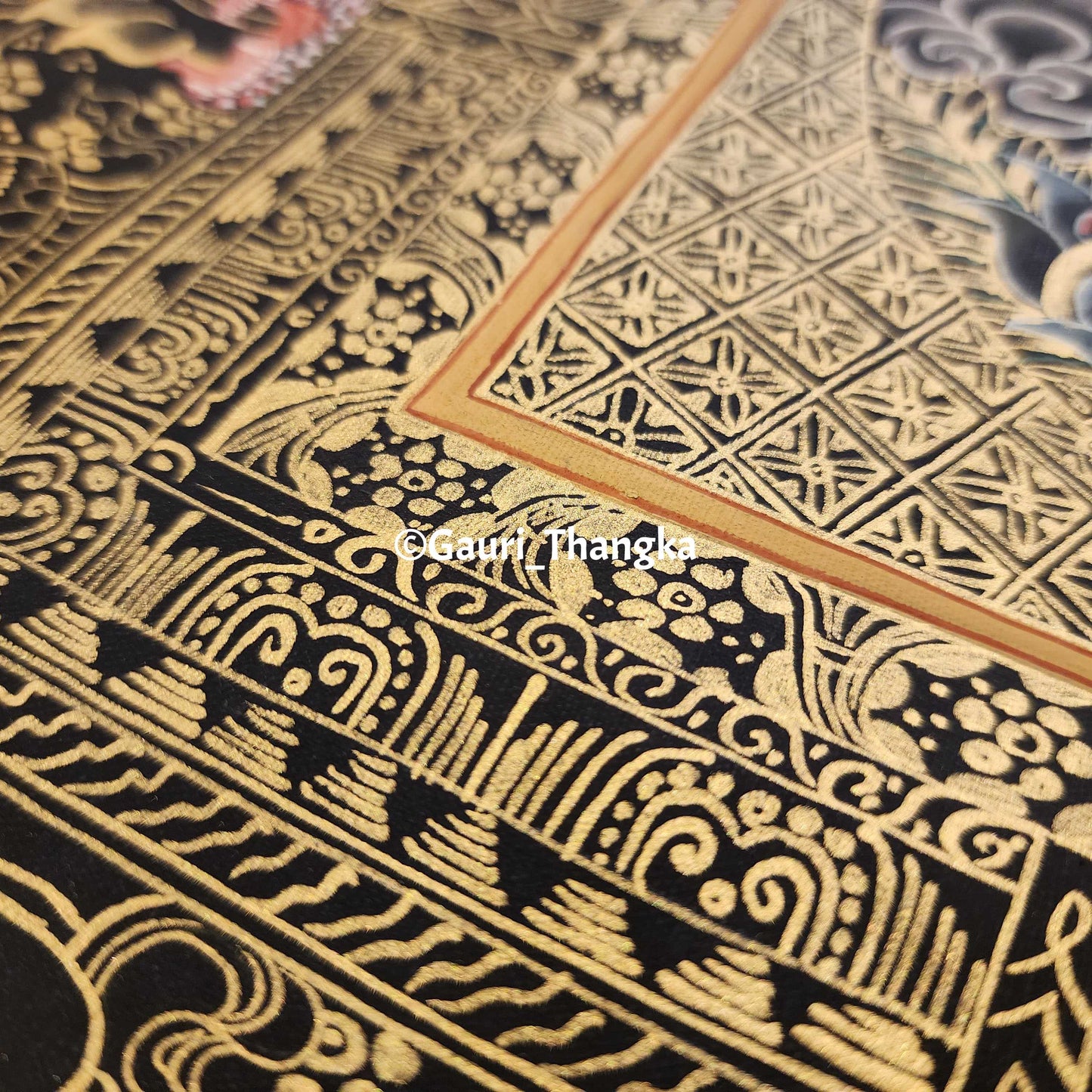 Gold Avalokiteshvara Mandala
