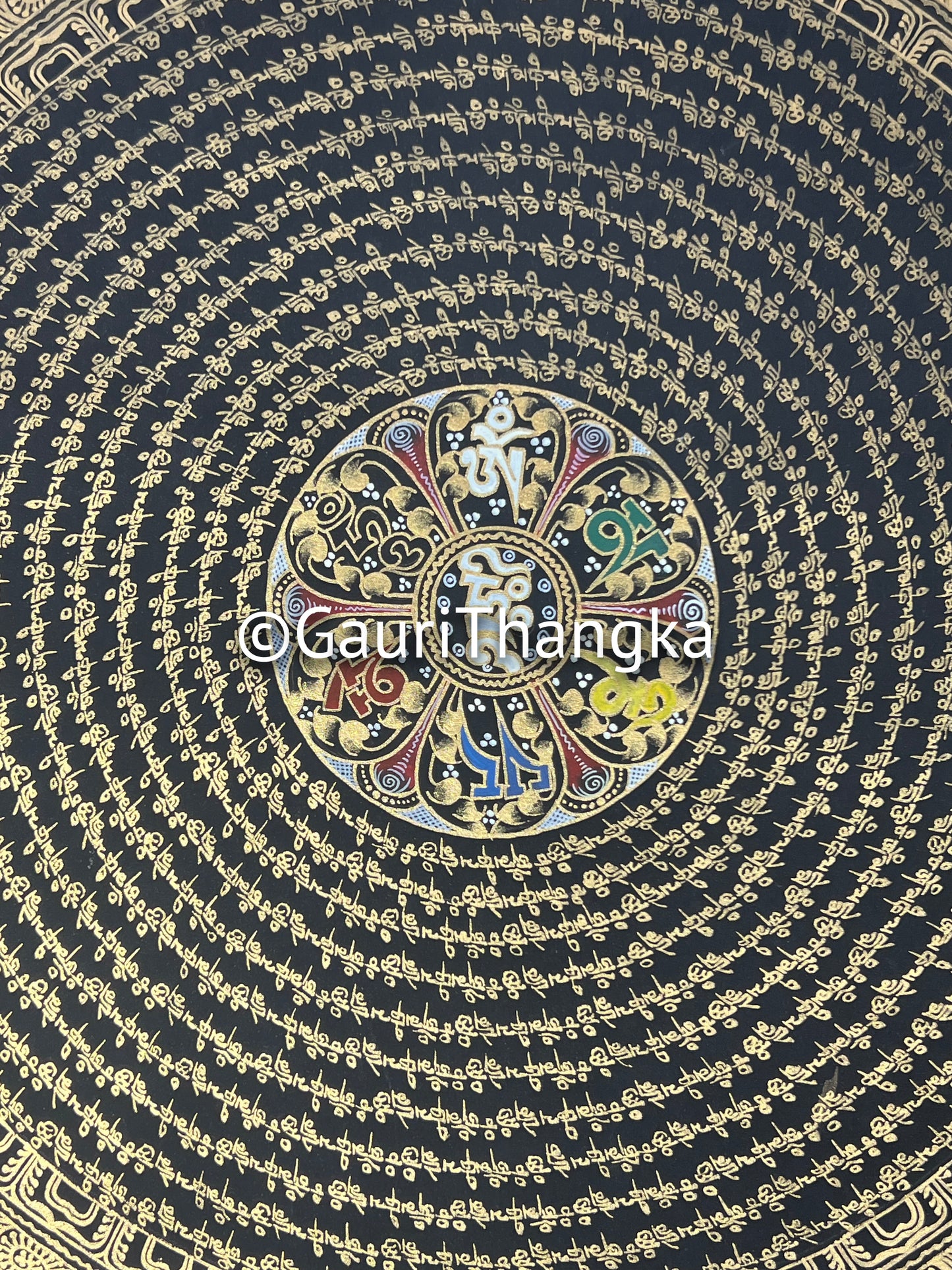 Mantra Mandala Thangka