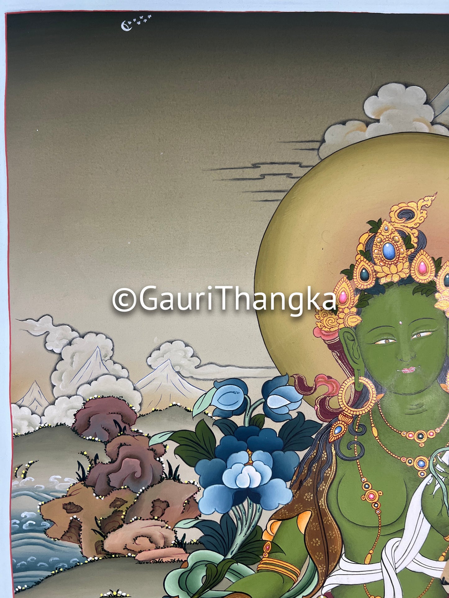 Green Tara Thangka