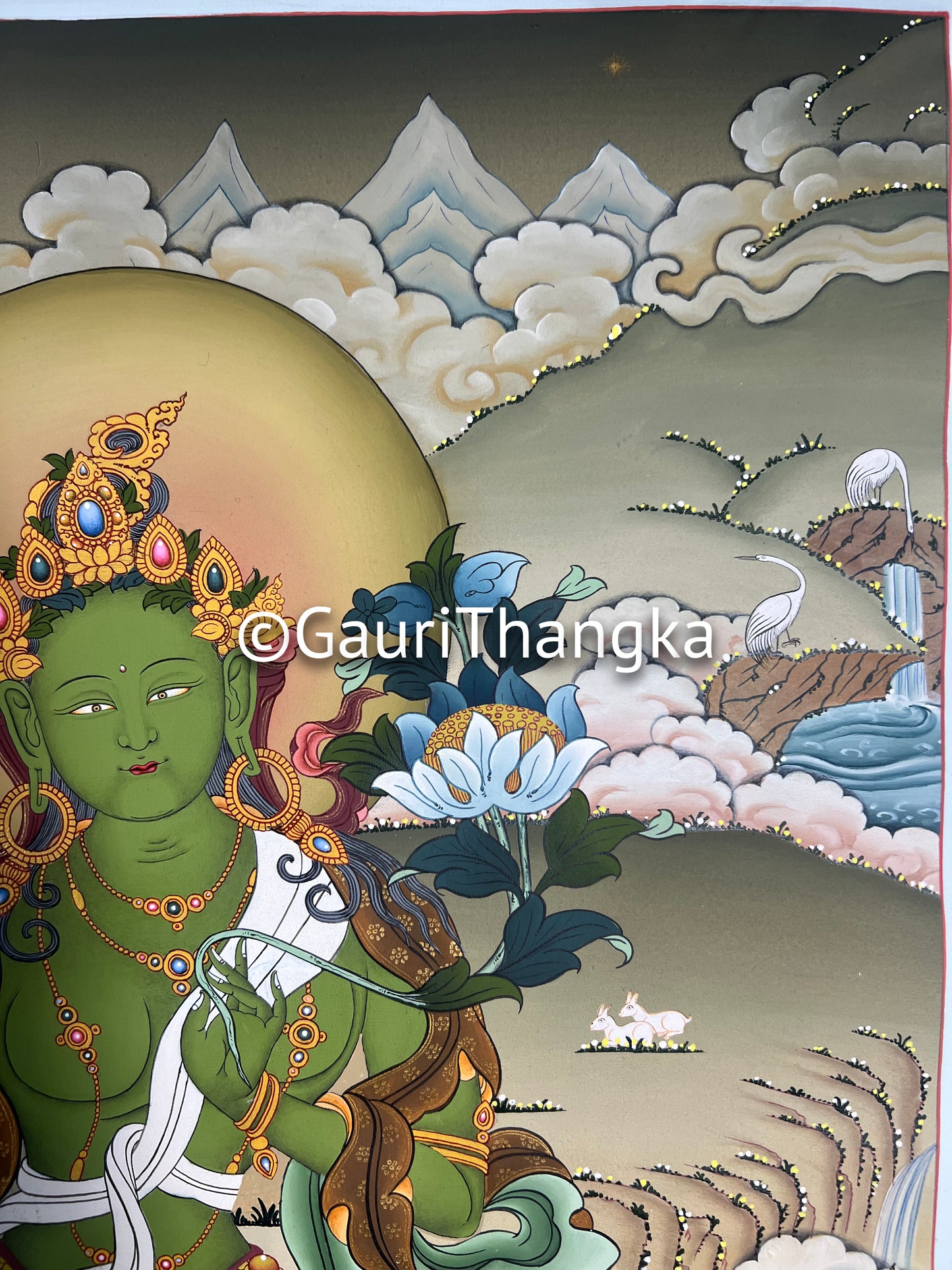 Green Tara Thangka