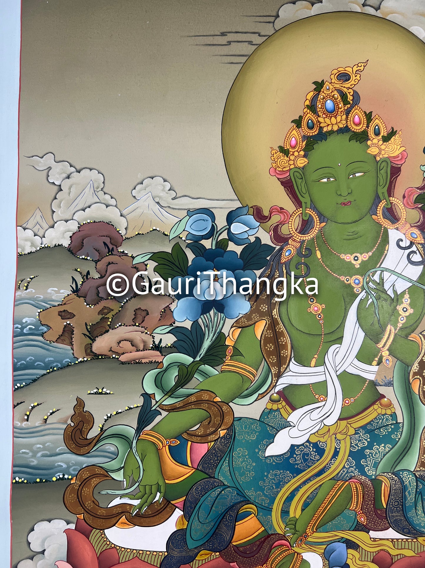 Green Tara Thangka