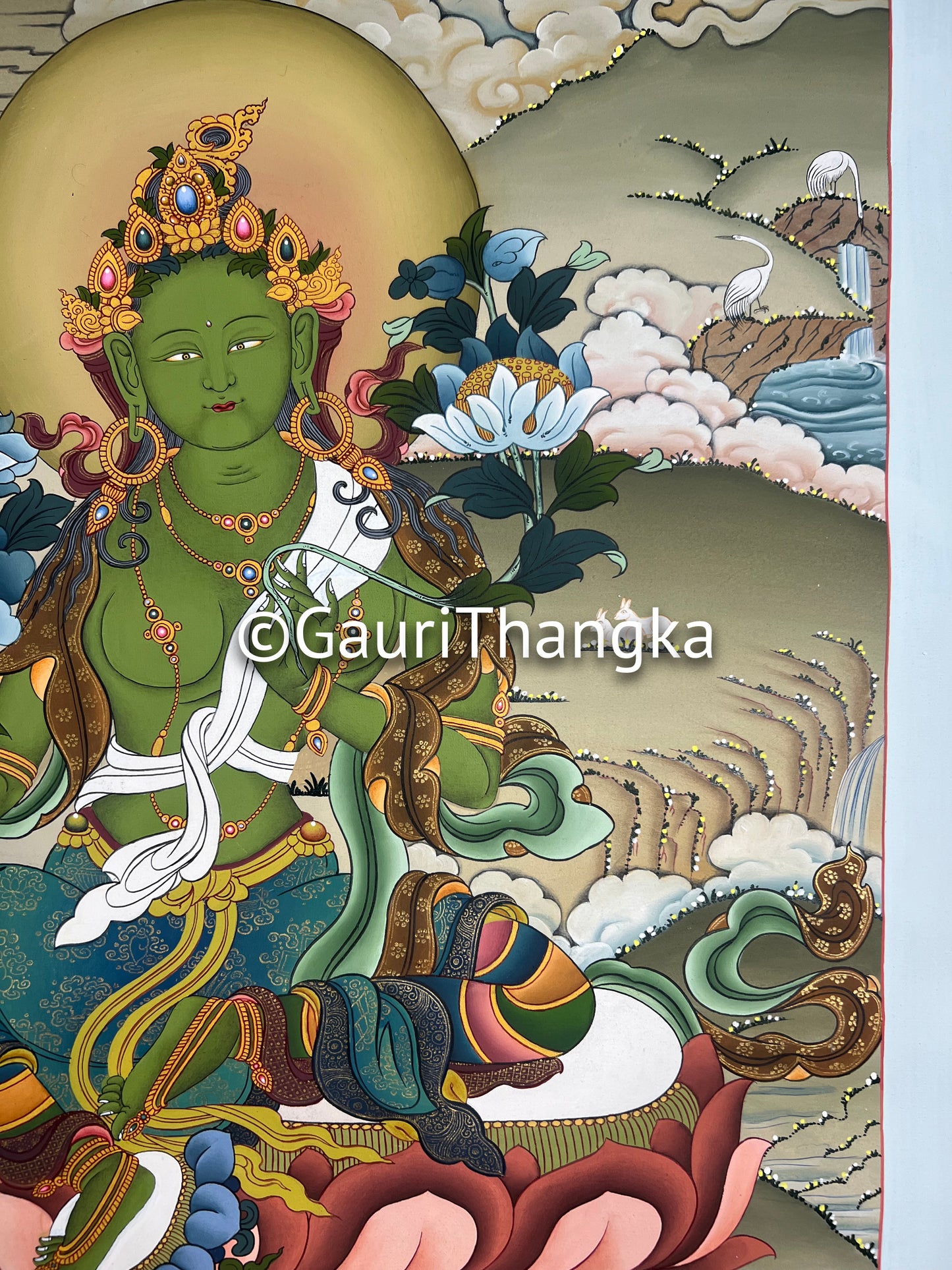 Green Tara Thangka
