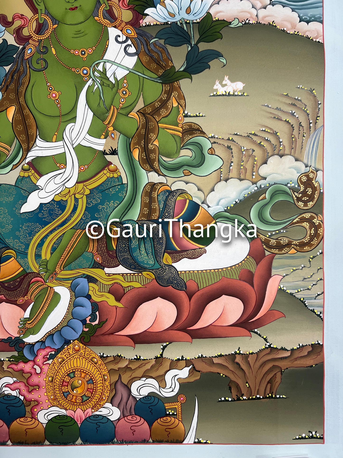 Green Tara Thangka
