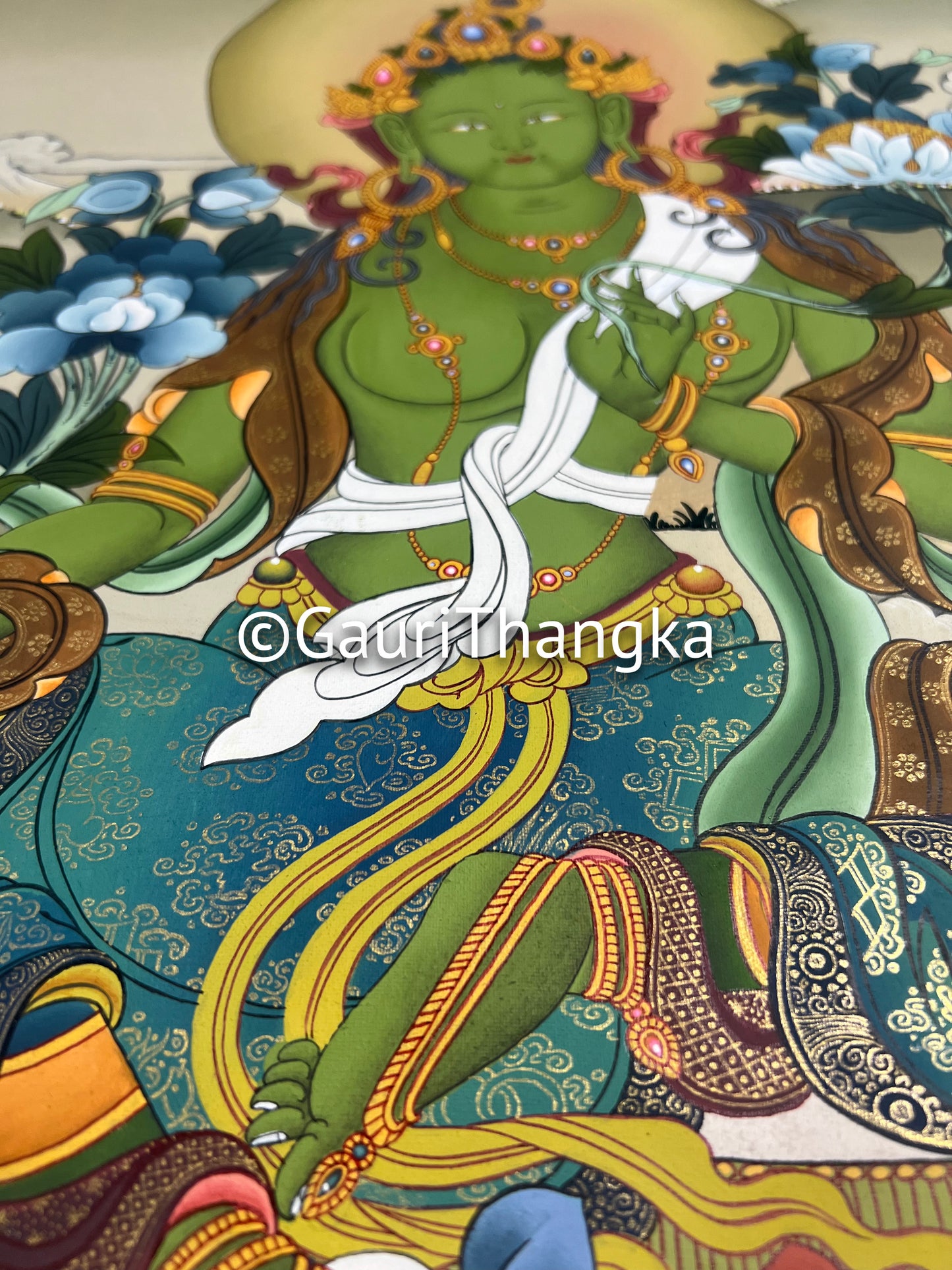 Green Tara Thangka