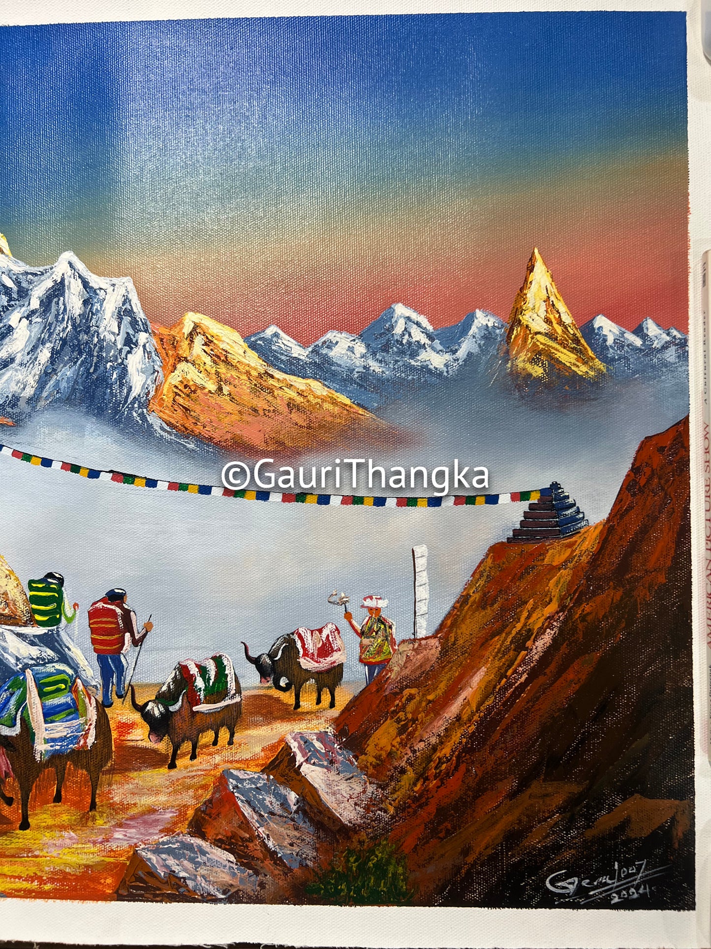 Himalayan Landscape Painting