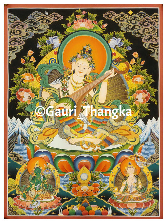 Saraswati Thangka