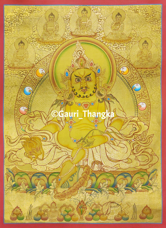 Gold Jambaha Thangka