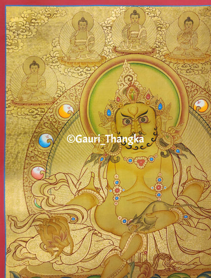 Gold Jambaha Thangka
