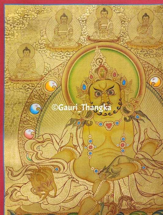 Gold Jambaha Thangka
