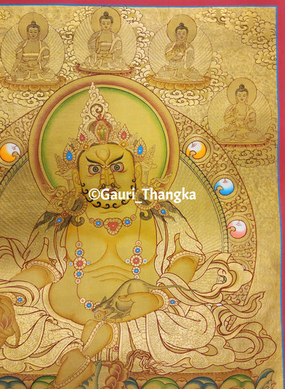 Gold Jambaha Thangka