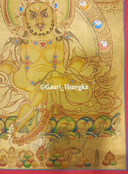 Gold Jambaha Thangka