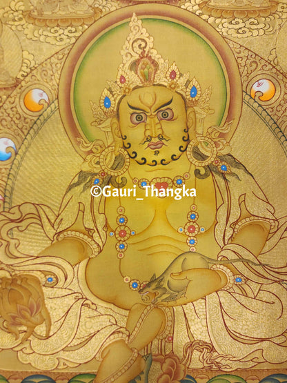 Gold Jambaha Thangka