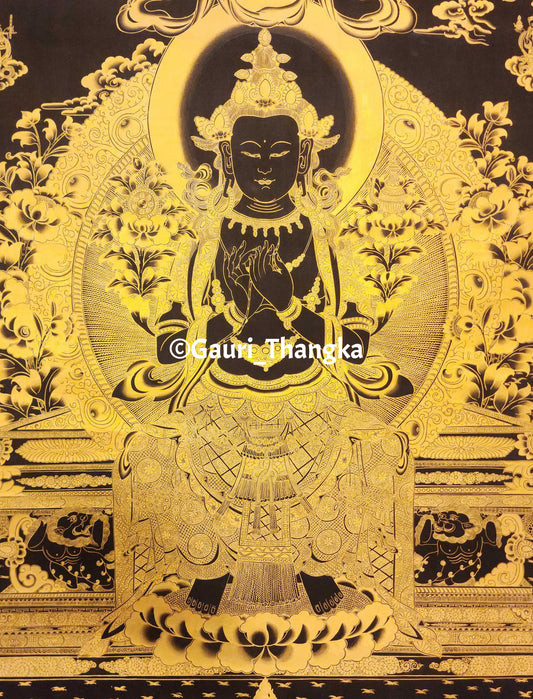 Gold Avalokiteshvara Thangkas