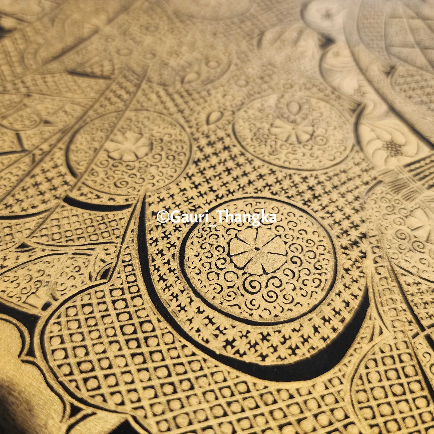 Gold Avalokiteshvara Thangkas