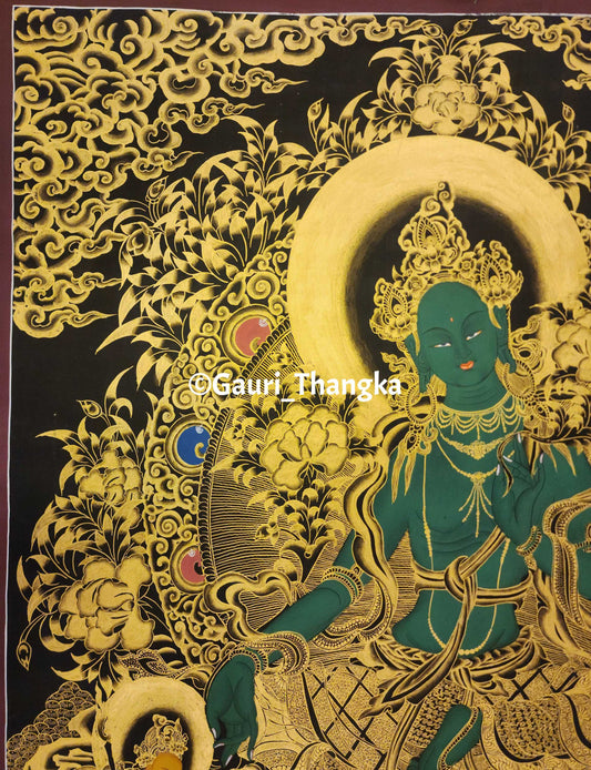 Green Tara Thangka