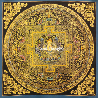 Gold Avalokiteshvara Mandala