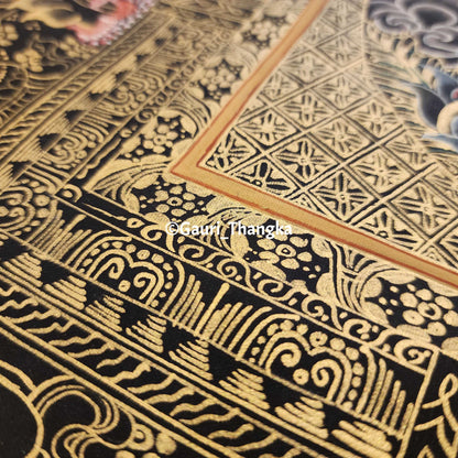 Gold Avalokiteshvara Mandala