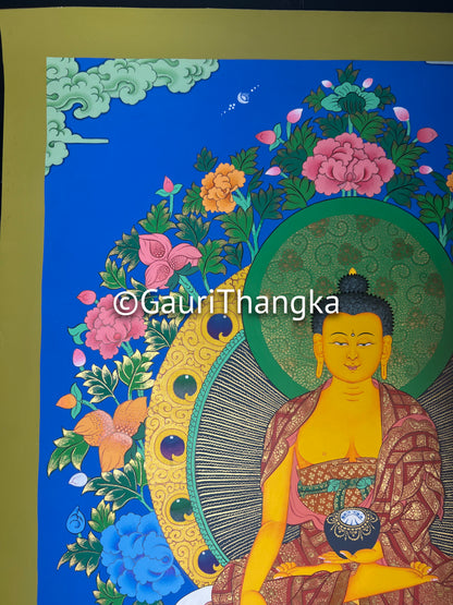 Hand-Painted Shakyamuni Buddha