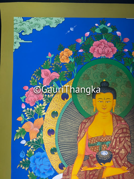 Hand-Painted Shakyamuni Buddha