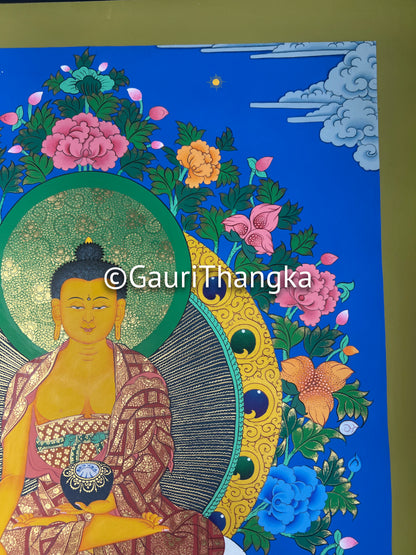 Hand-Painted Shakyamuni Buddha