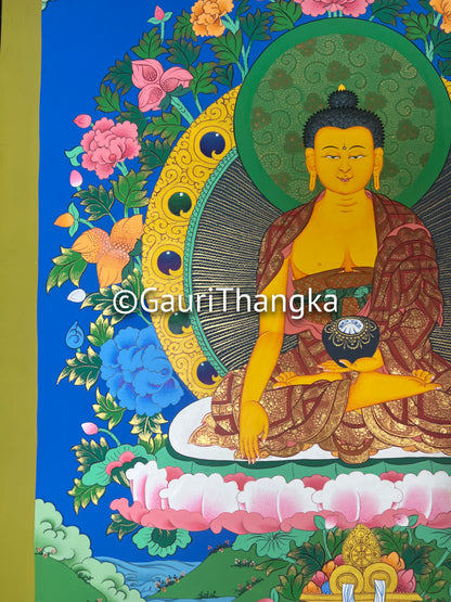 Hand-Painted Shakyamuni Buddha