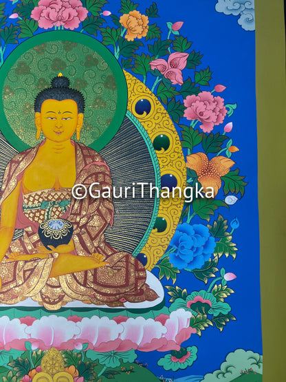 Hand-Painted Shakyamuni Buddha