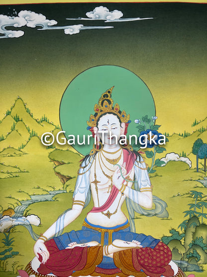 White Tara Thangka