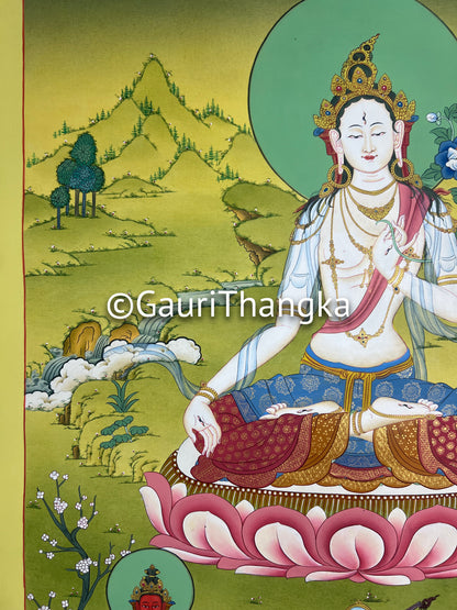 White Tara Thangka