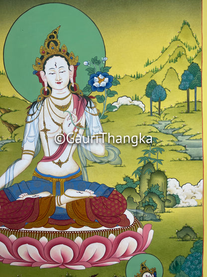 White Tara Thangka