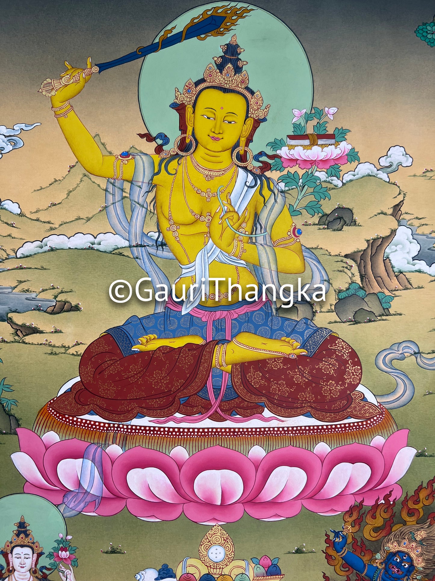Manjushri Thangka